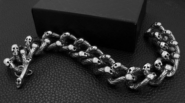 Gothic Steel Bracelet for men