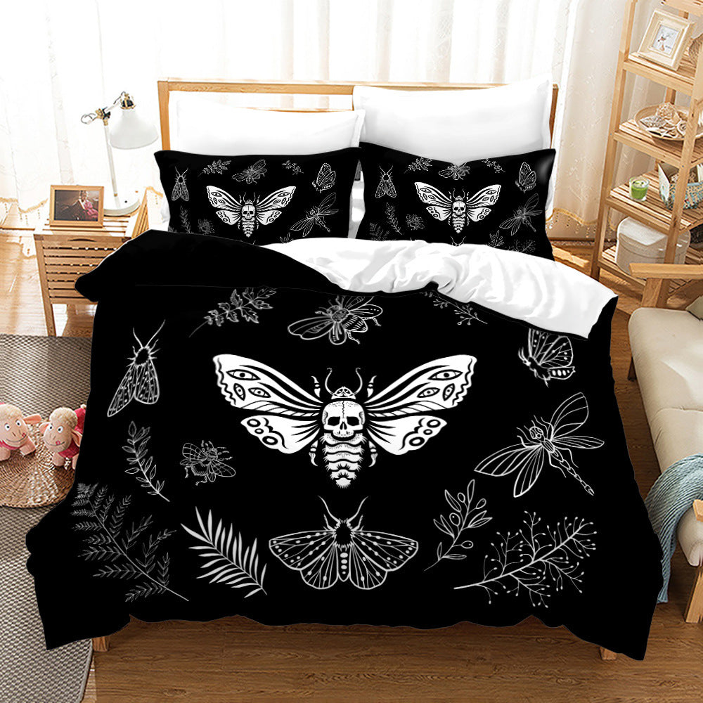 Gothic Butterfly Duvet Cover Set