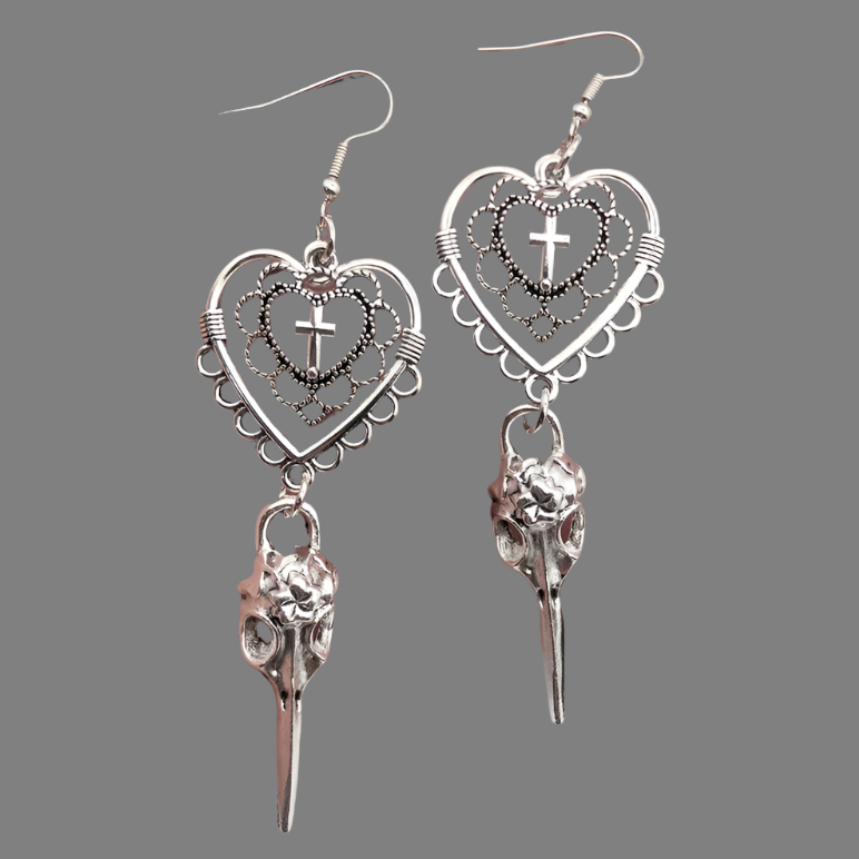 Gothic Dangle Earrings Womens