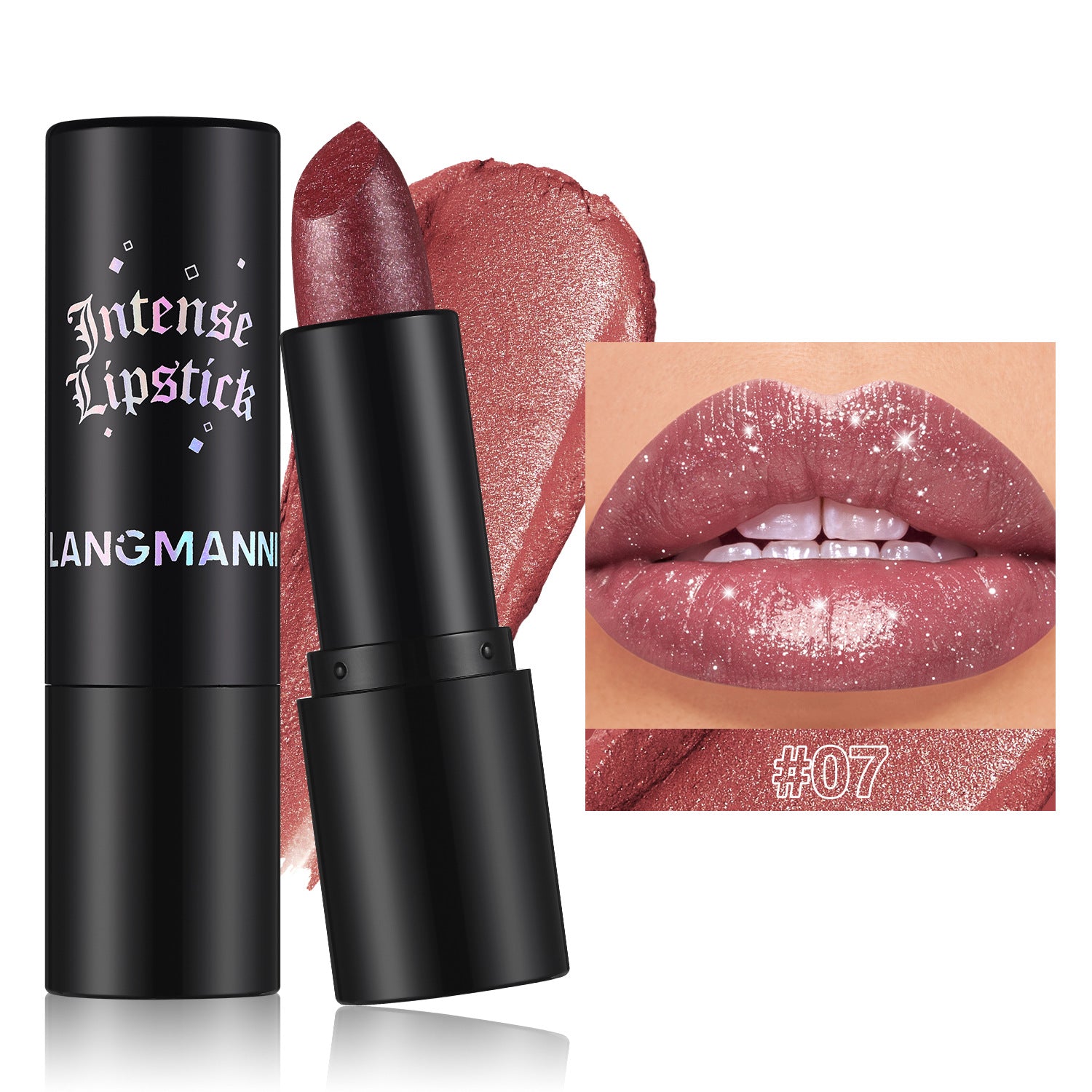 Gothic Gray Lipstick Shimmering brown