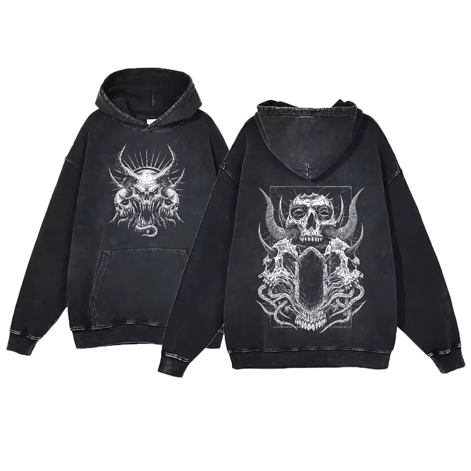 Gothic Hooded Sweater for Women