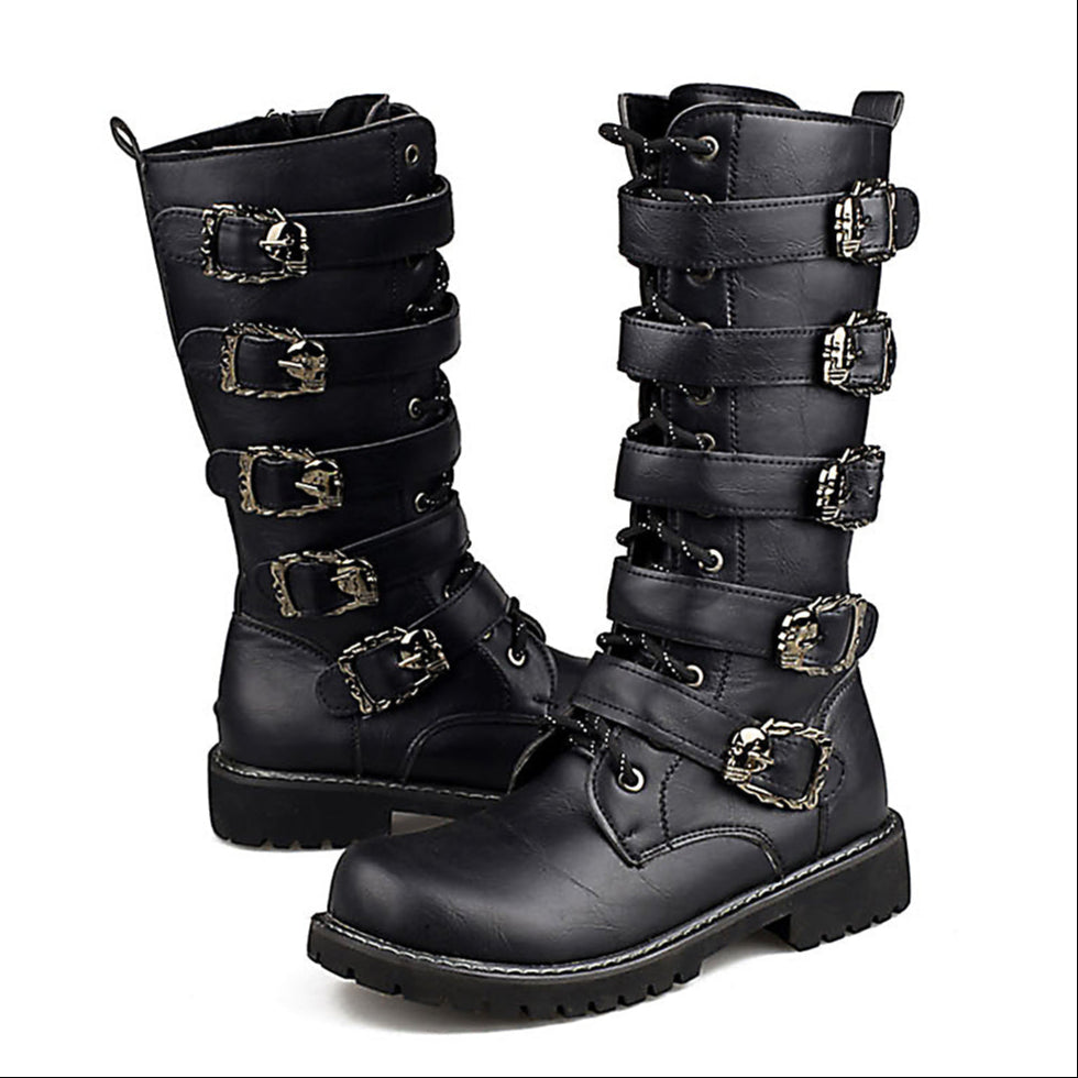 Gothic Knee Boots for Men