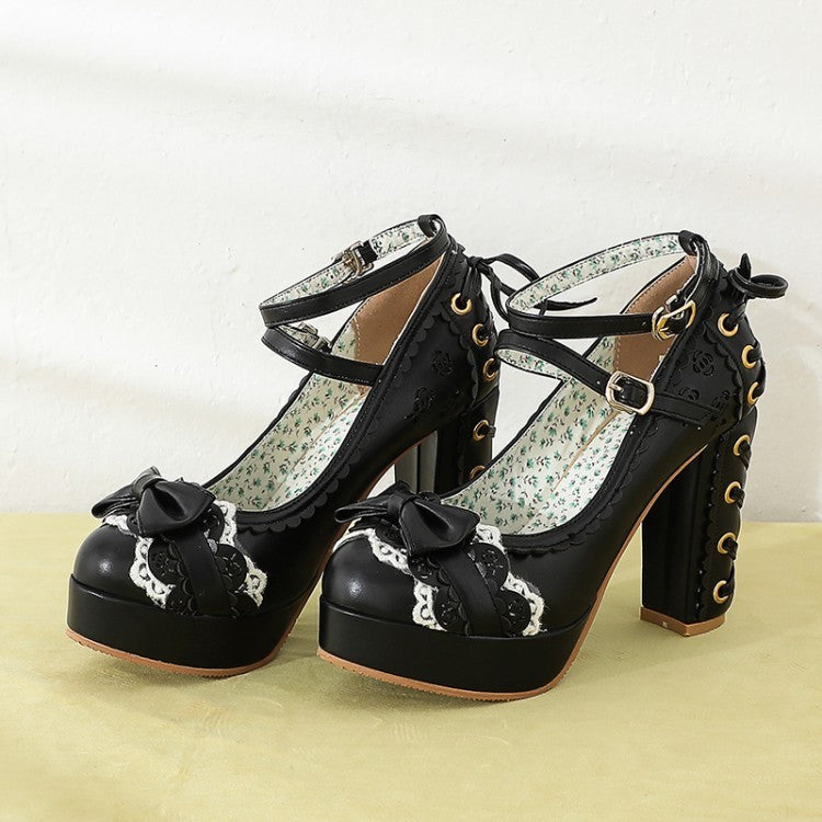 lace Gothic Lolita Heels
