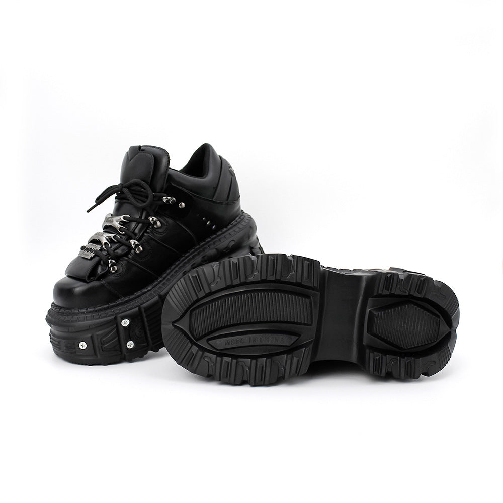 Gothic Metal Razor Blade Shoes black