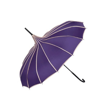 Gothic Parasol Umbrella Pointy End purple