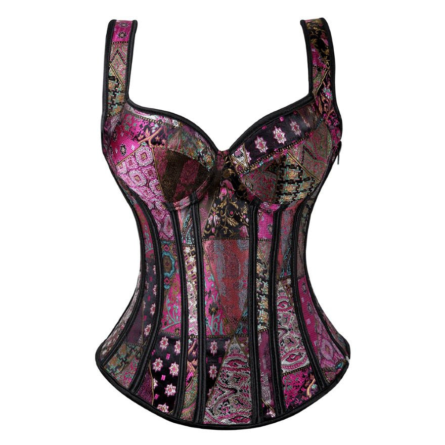 Gothic Purple Vintage Corset