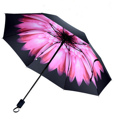 Gothic Rose Black parasol Umbrella