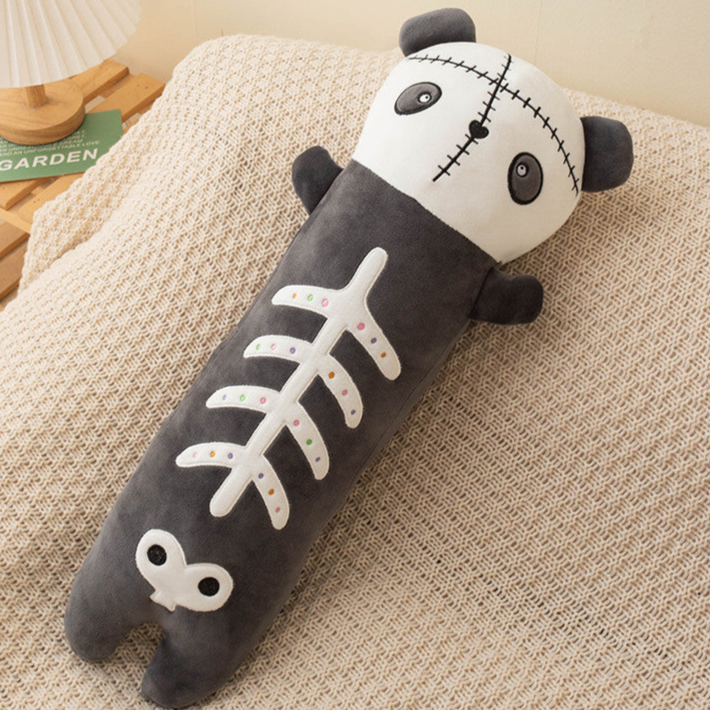 Gothic Skeleton Panda Plush Long Stuffed Animal