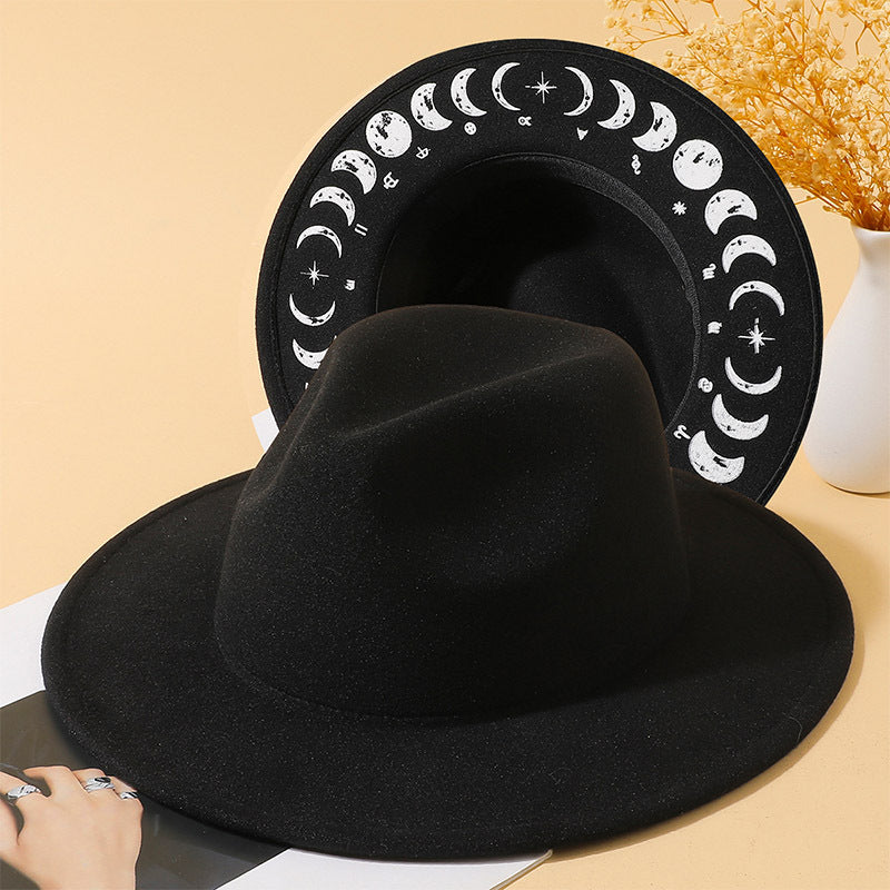 Gothic Sun Hat Witchy Moon moon phase classic hat