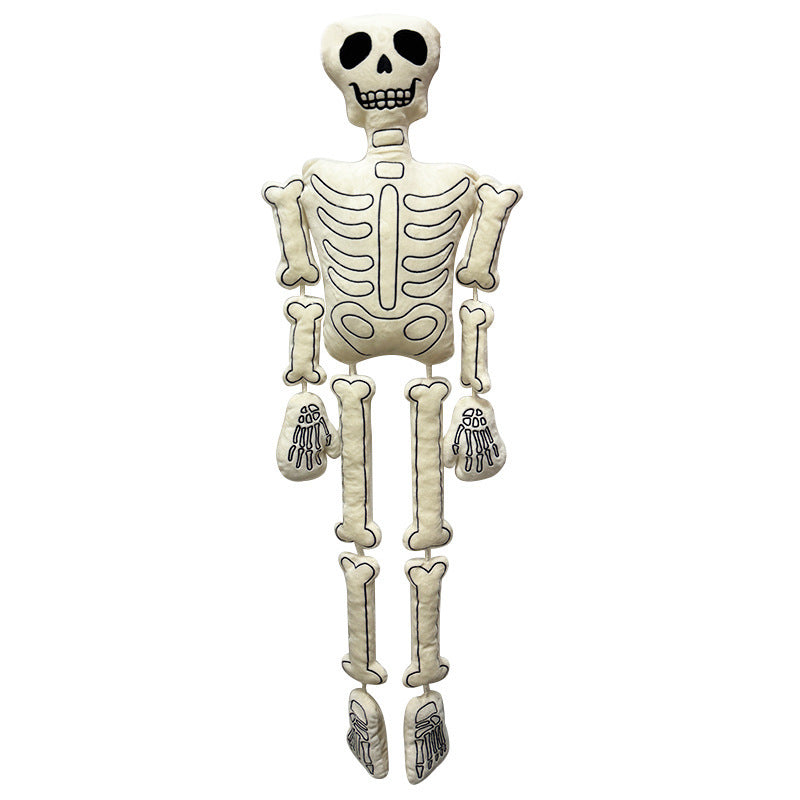 Gothic White Skeleton Plush