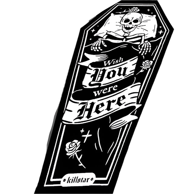 Gothic "Wish You Were Here" Rug