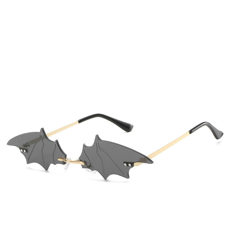 goth Gray Bat Sunglasses