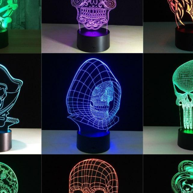 Grim Reaper Light Lamp