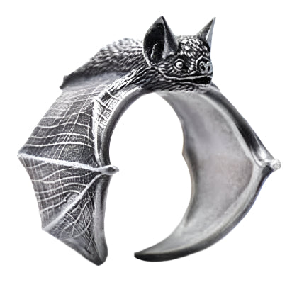 Large Vintage Adjustable Bat Ring