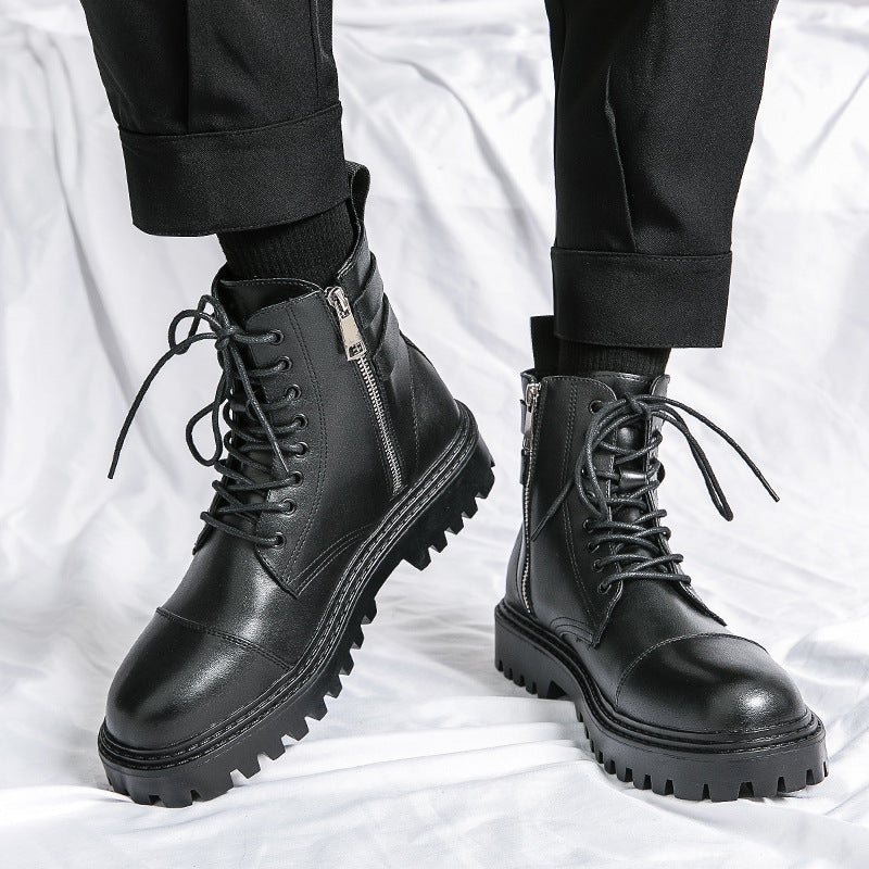 Leather Ankle Boots for Men