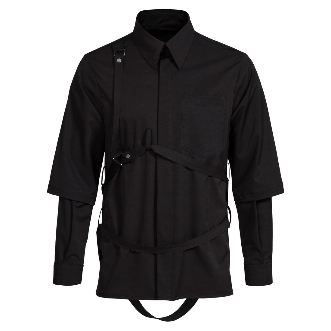 Mens Goth Button Up Shirt