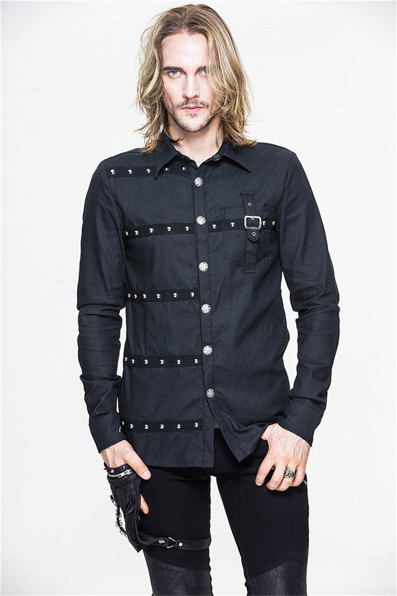 Mens Punk Gothic Shirt