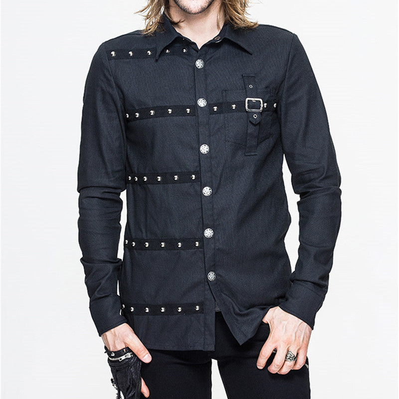 Mens Punk Gothic Shirt