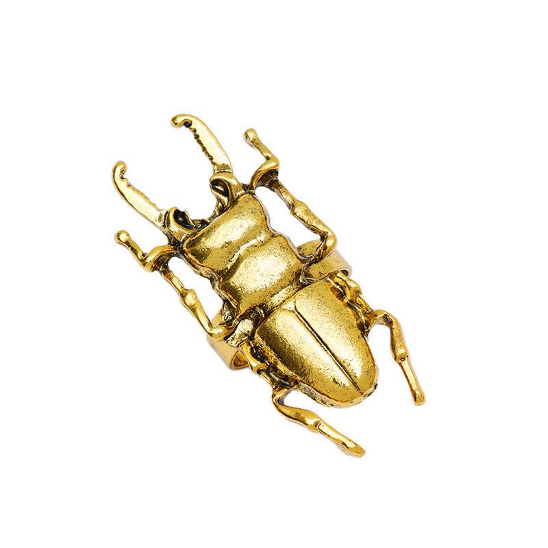 Metal Beetle Ring