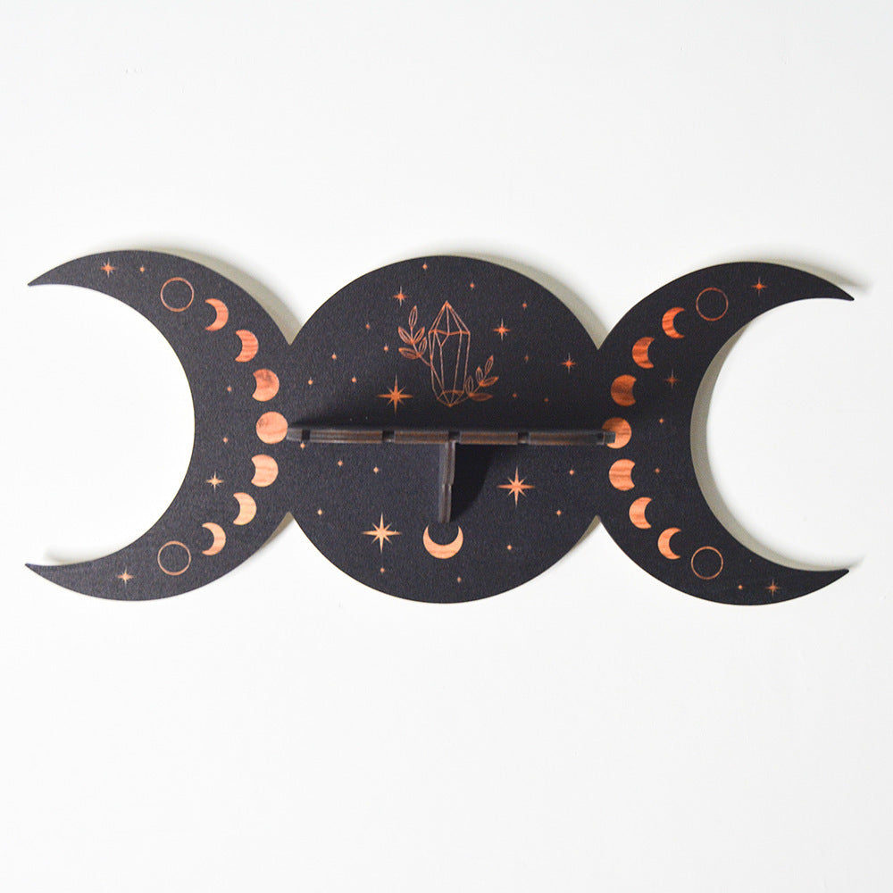 Moon Phase Shelf for Wall