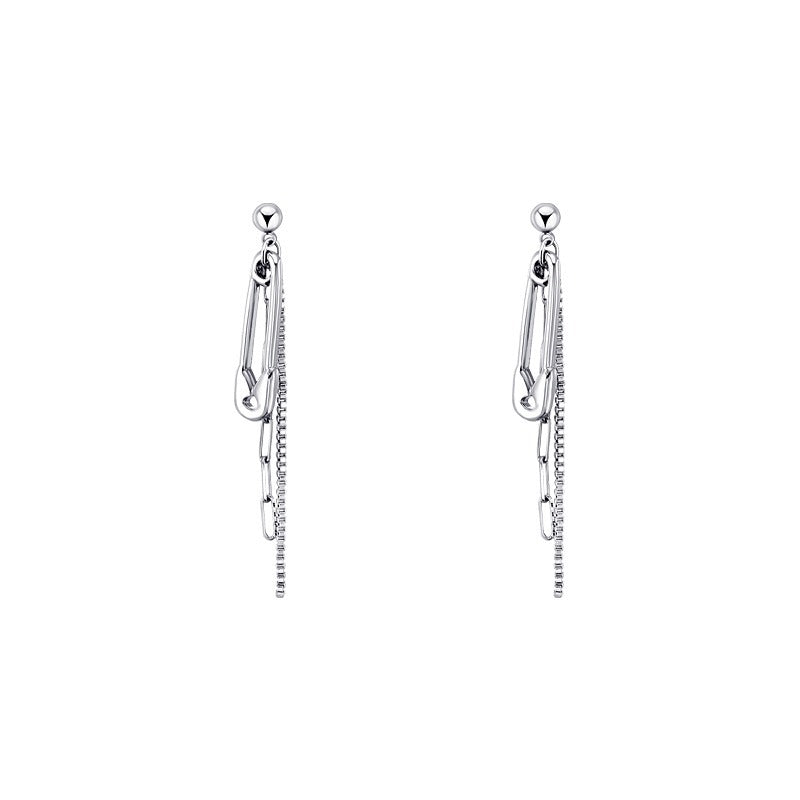Safety Pin Earrings Womens