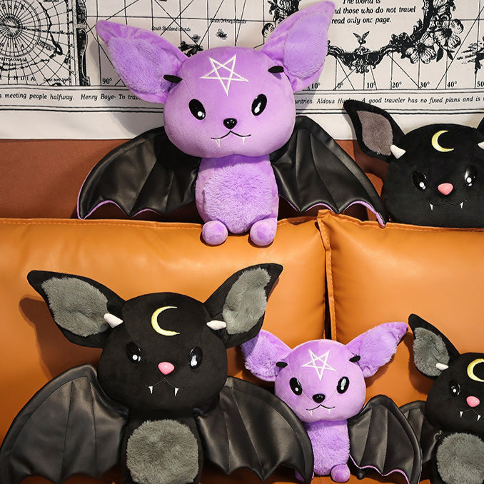 Pentagram Bat Plushie toy Gothic