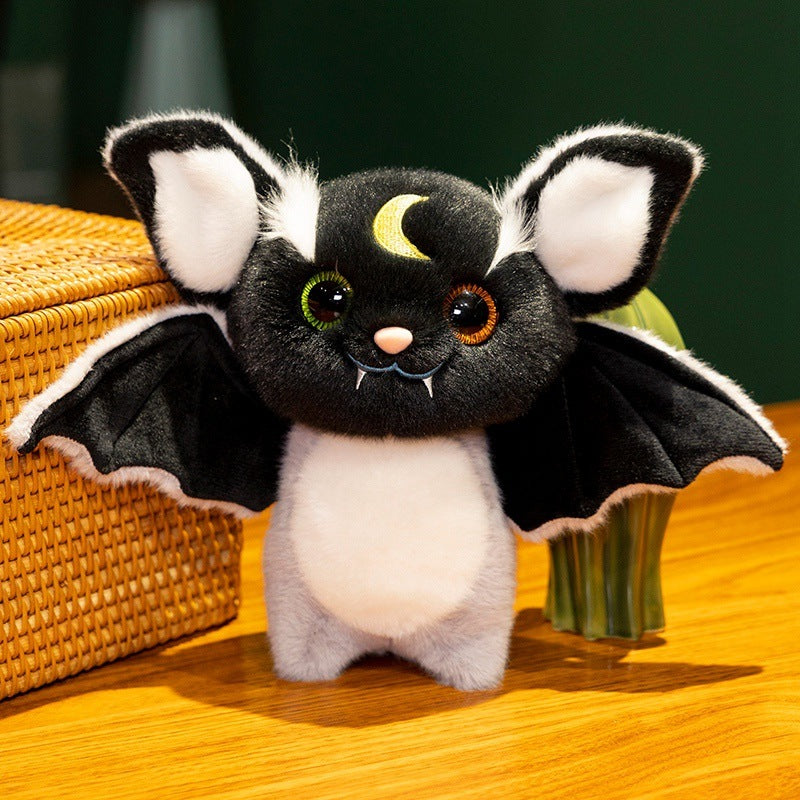 Pentagram Goth Bat Plushie Animal