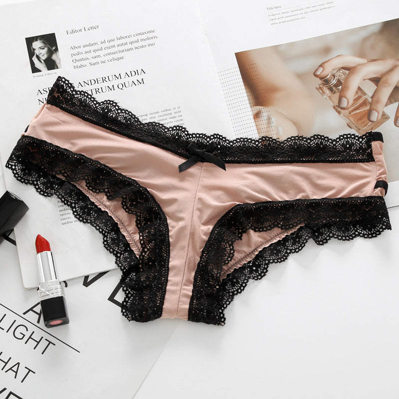 Black Pink Goth Panty
