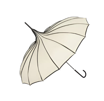 Pointy White Gothic Umbrella