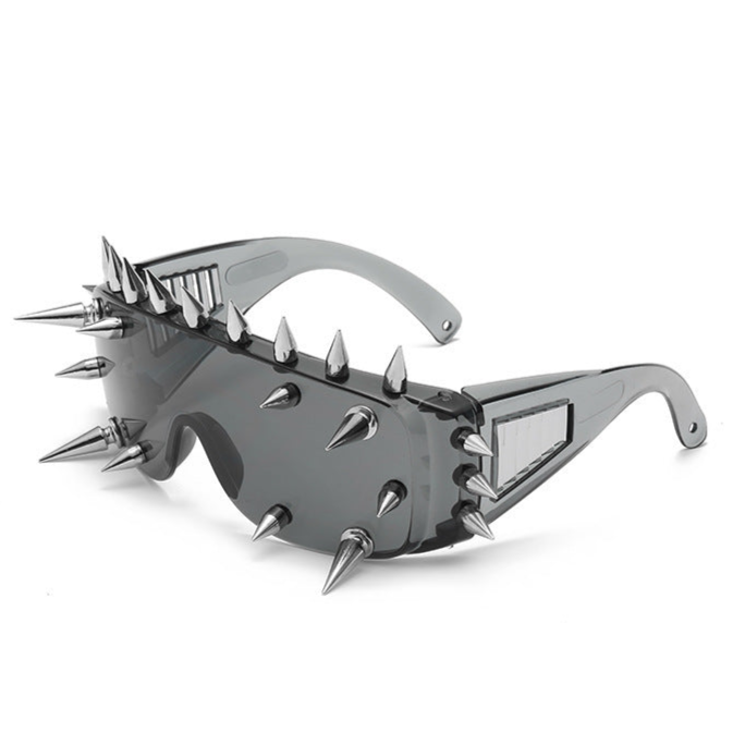 Punk Goth Spike Sunglasses