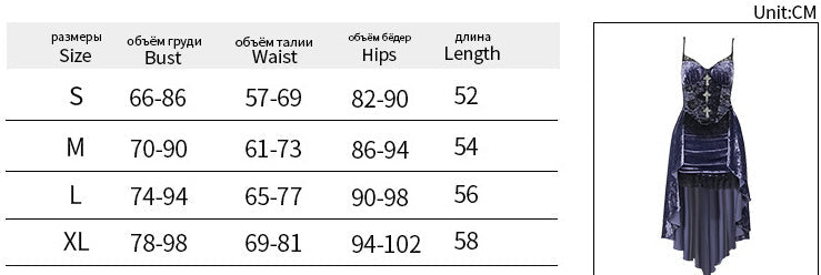 Purple Goth Dress - Velvet with Crosses