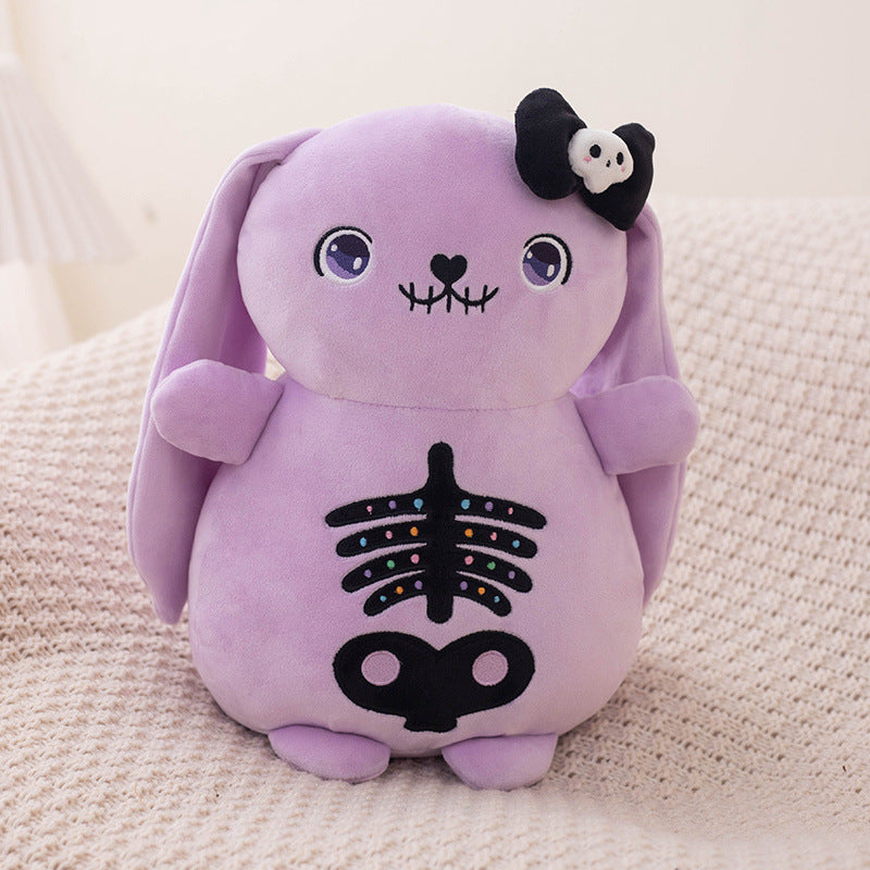 Purple Gothic Bunny Plushie