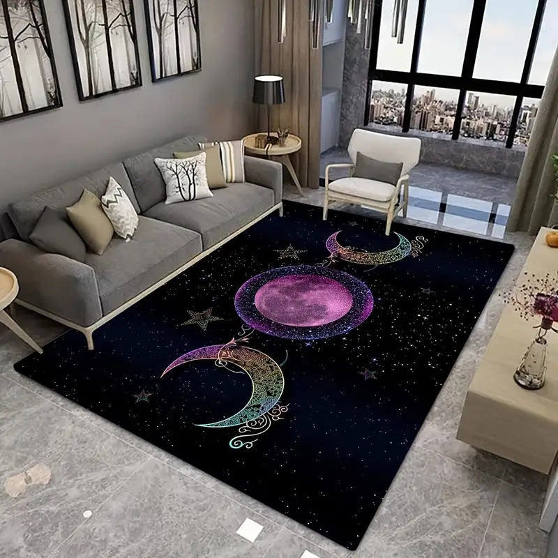 Purple Moon Carpet black sky