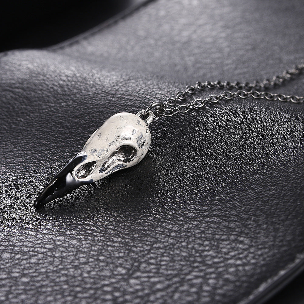Raven Skull Necklace