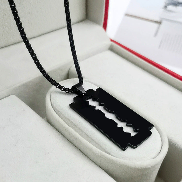 Razor Blade Necklace