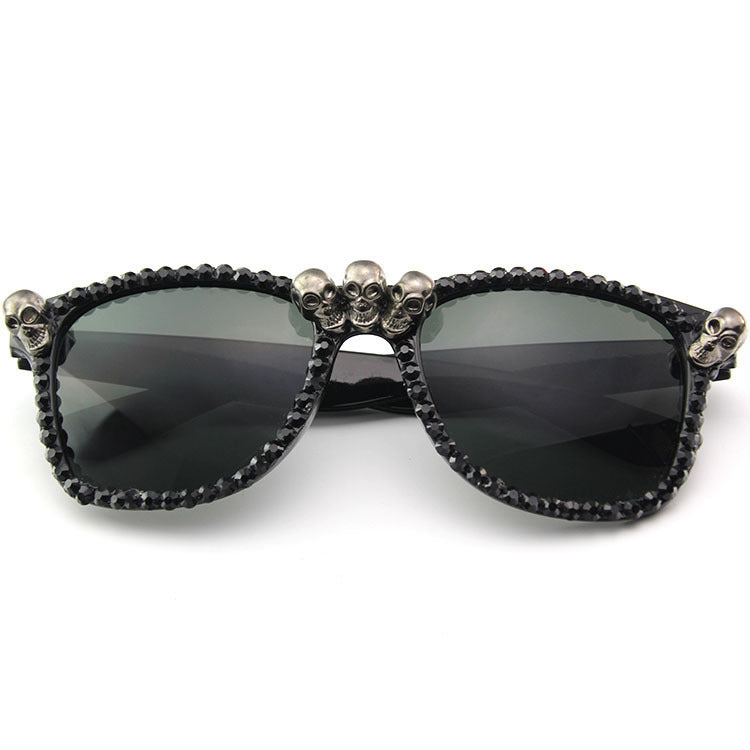 Rectangular Skull Sunglasses