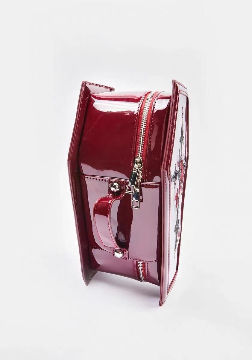 Red Cross Coffin bag Vampire Goth