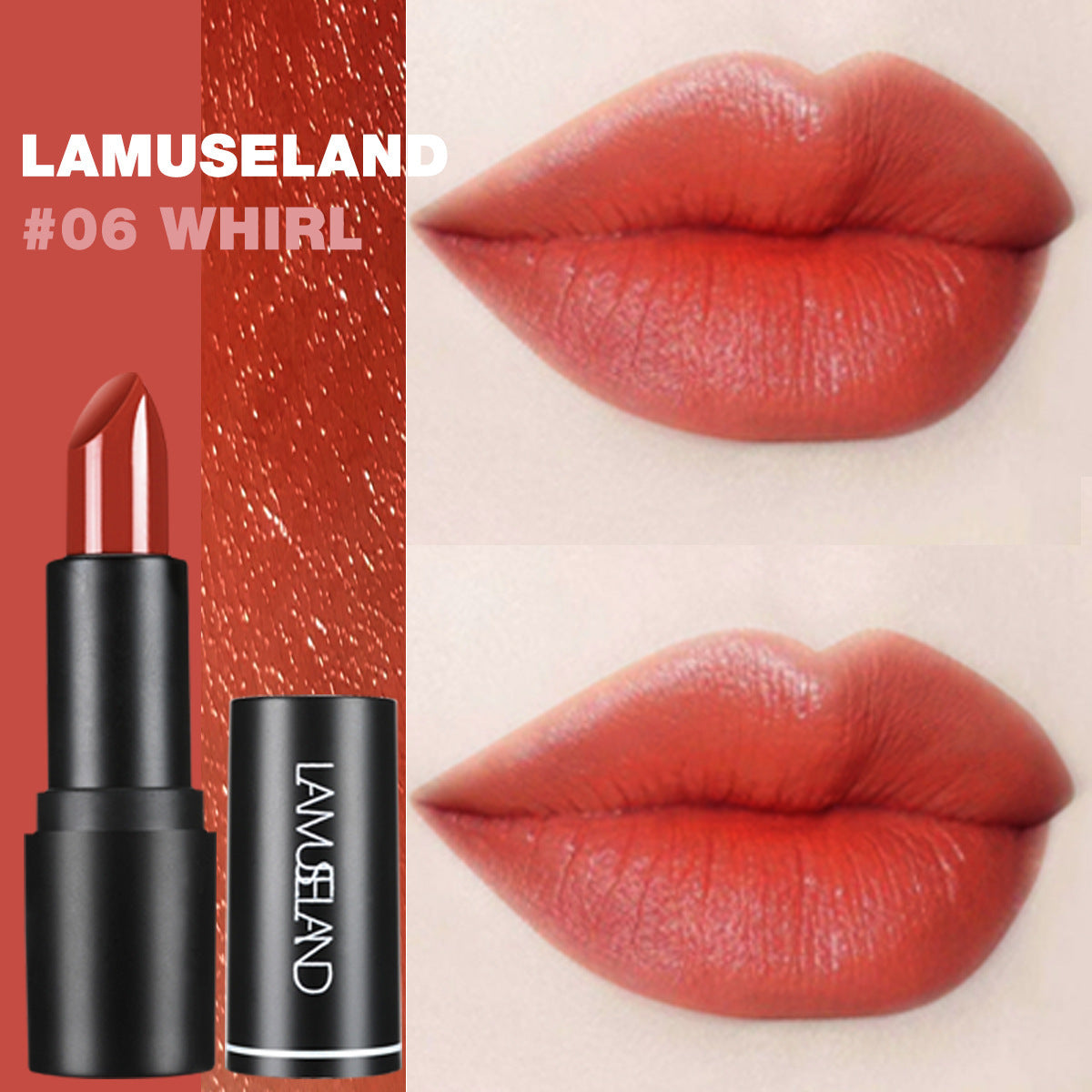 Red Goth Glossy Lipstick