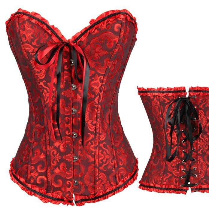 Red Gothic Corset top