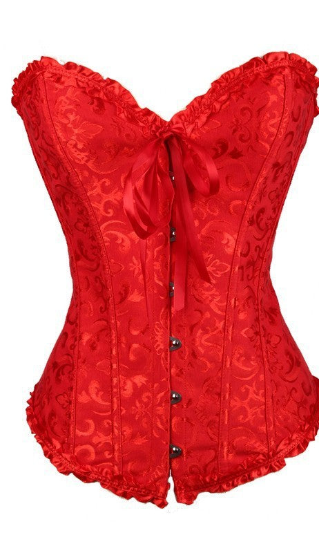 Red Vampire Corset overbust