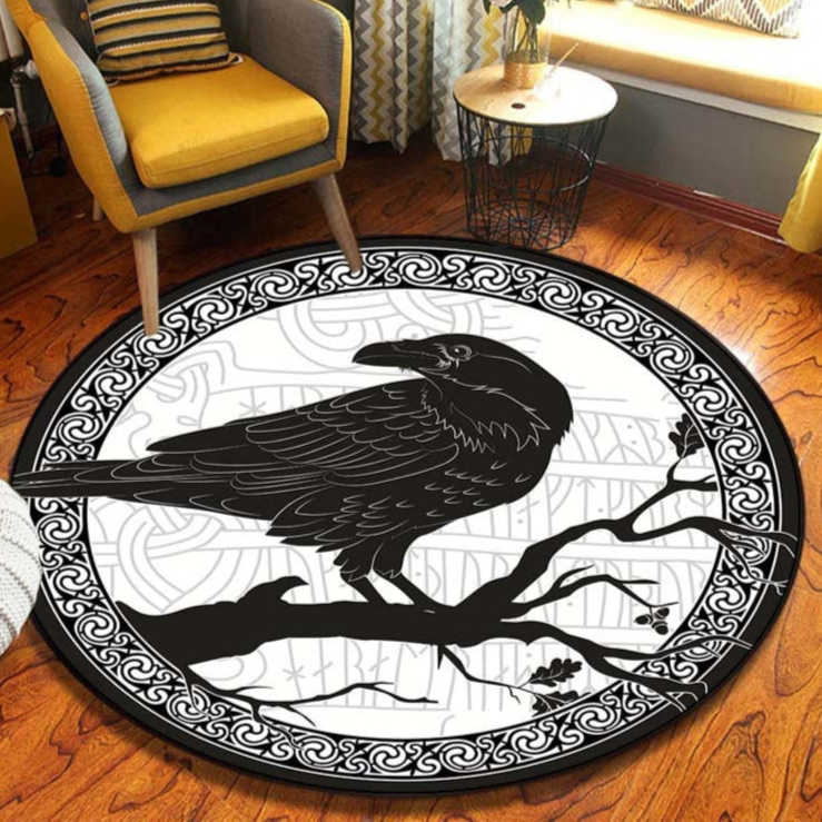 Round Crow Carpet