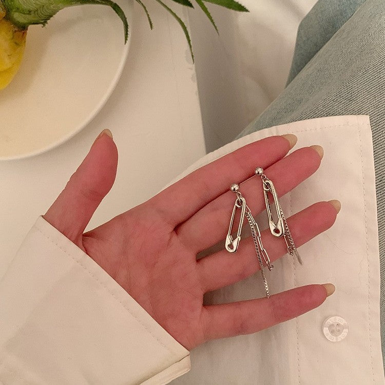Safety Pin Earrings Womens