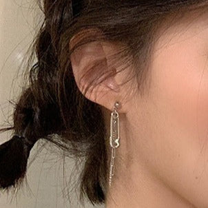 Safety Pin Earrings Womens