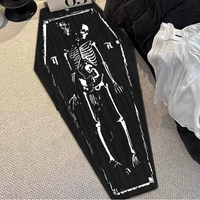Skeleton Coffin Mat