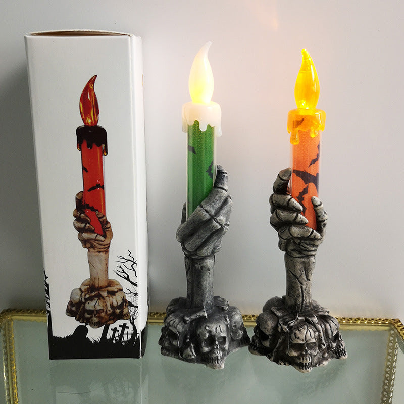 Creepy Skeleton Hand electric Candle Light Lamp