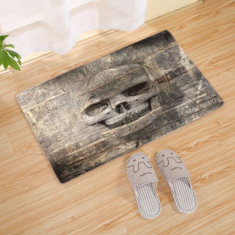 Small Skull Bath Mat