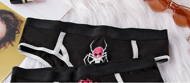 Spider Monster Panties Gothic Womens