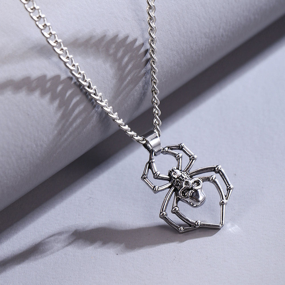 Spider Necklace Stainless Steel goth
