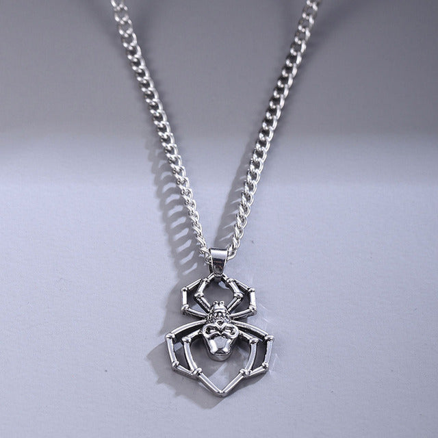 Spider Necklace Stainless Steel