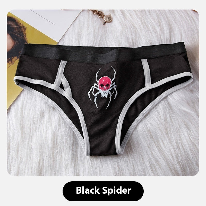 Spider Panties Gothic Womens